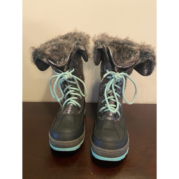 Justice size 2 winter boots - Picture 1 of 7